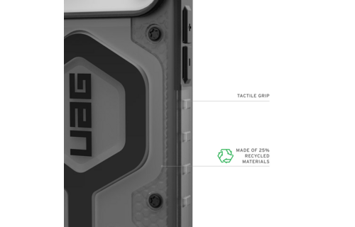 UAG Pathfinder Clear MagSafe Case for Apple iPhone 17 Pro Max - Ash and Black