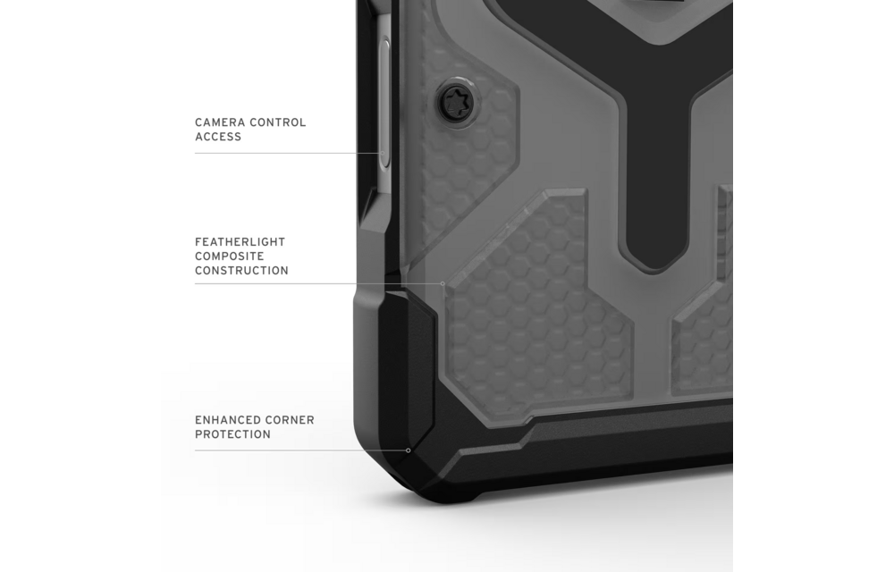 UAG Pathfinder Clear MagSafe Case for Apple iPhone 17 Pro Max - Ash and Black
