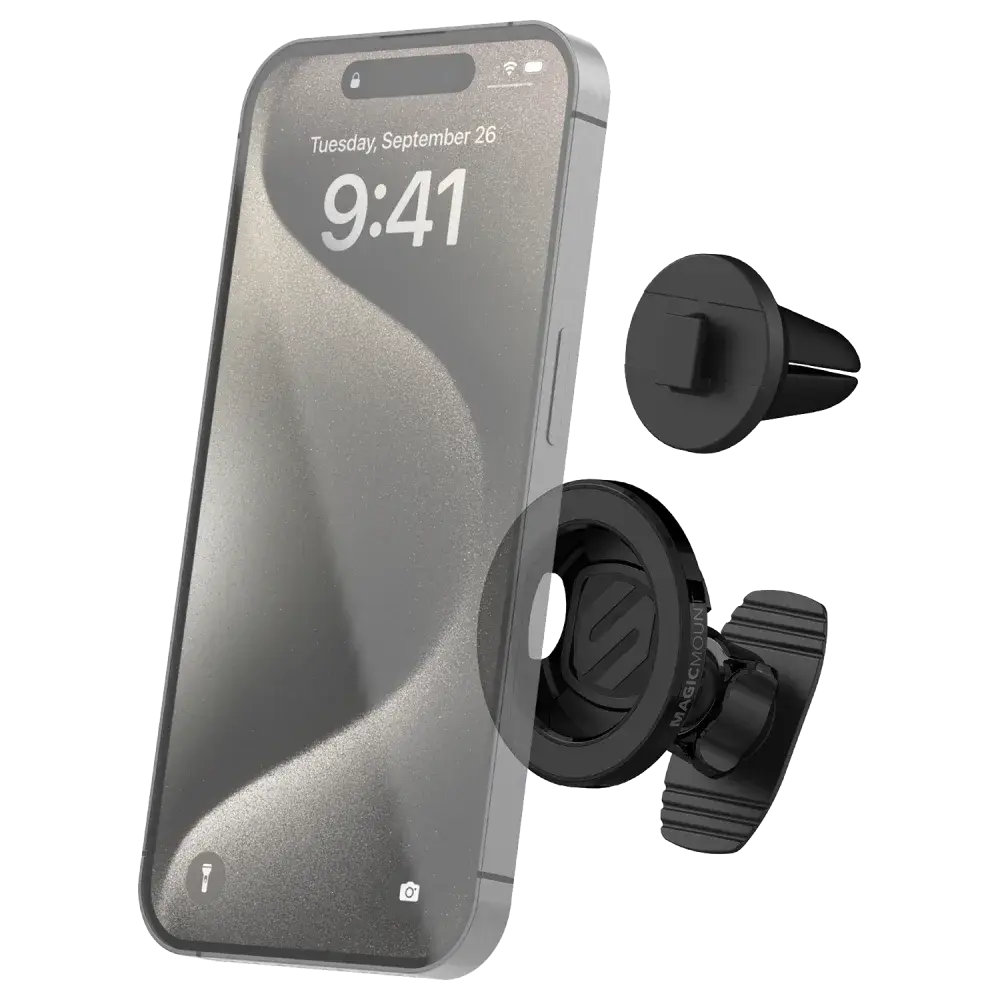 Scosche MagicMount MagSafe Dash/Vent Magnetic Phone Mount - Black