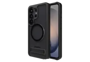 ZAGG Rainier Snap Case with Kickstand for Samsung Galaxy S26 Ultra - Smoke Black