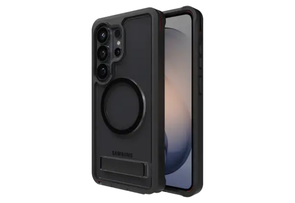 ZAGG Rainier Snap Case with Kickstand for Samsung Galaxy S26 Ultra - Smoke Black