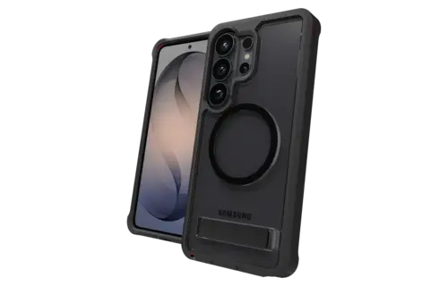 ZAGG Rainier Snap Case with Kickstand for Samsung Galaxy S26 Ultra - Smoke Black