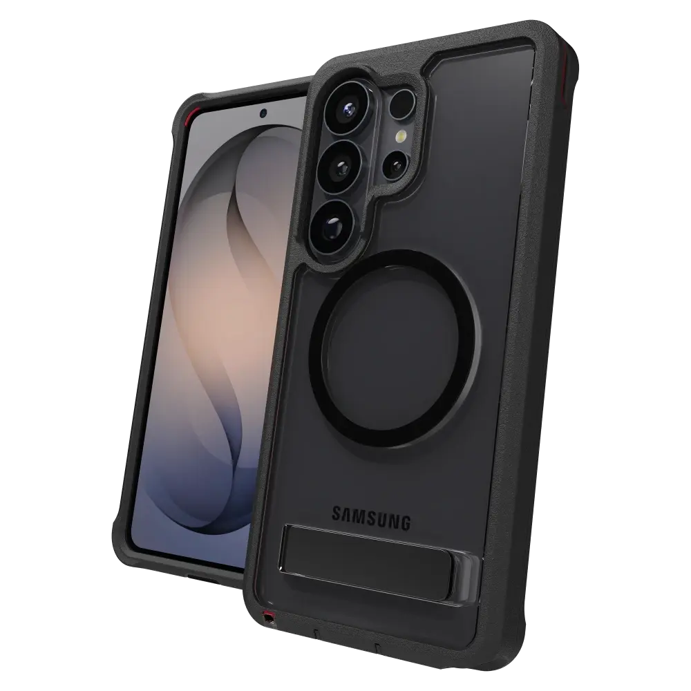 ZAGG Rainier Snap Case with Kickstand for Samsung Galaxy S26 Ultra - Smoke Black