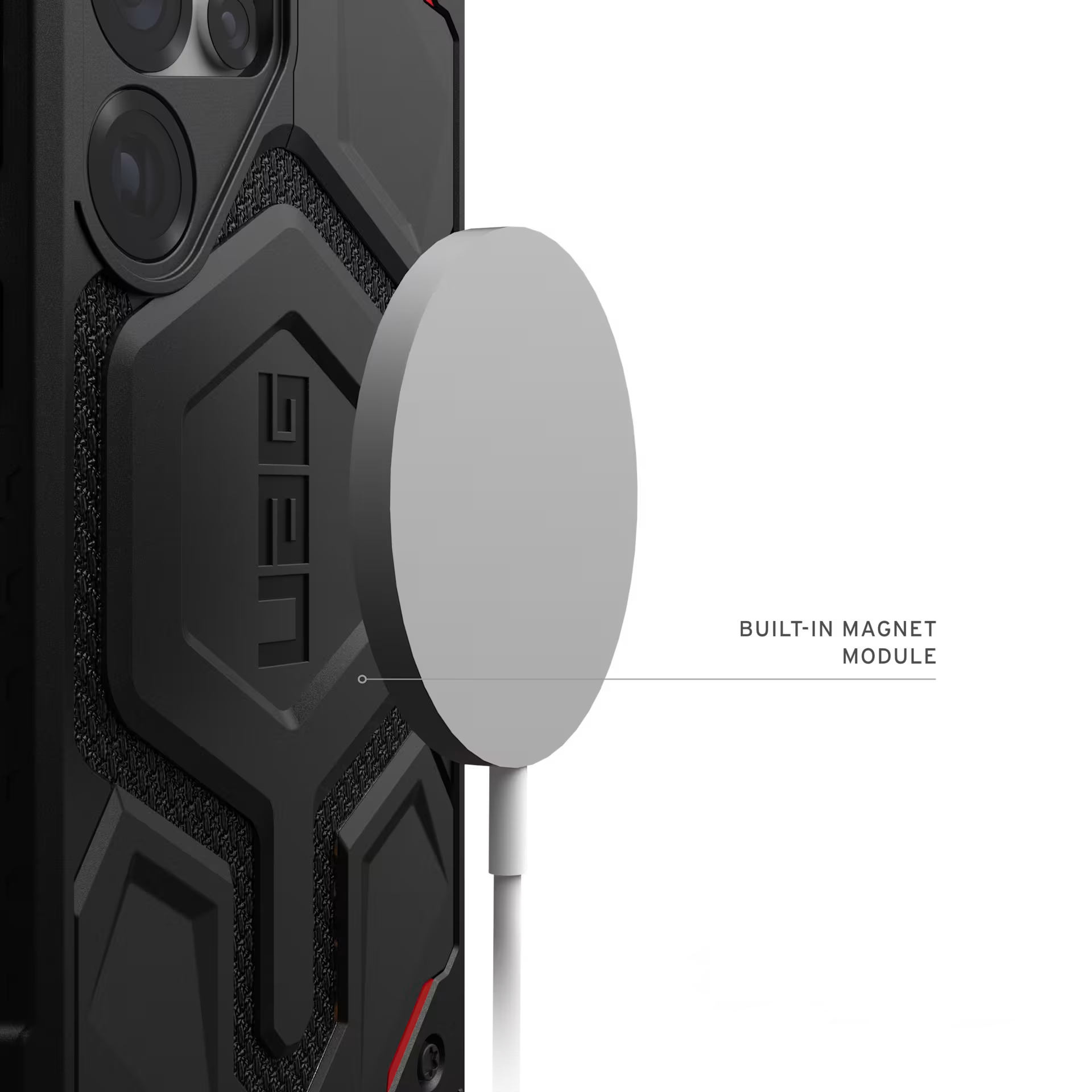 UAG Monarch Pro MagSafe Case for Samsung Galaxy S25 Ultra - Kevlar Black