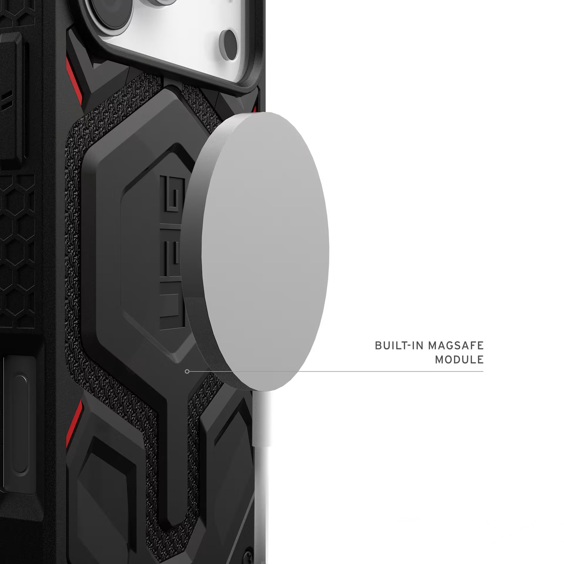 UAG Monarch Pro MagSafe Case for Apple iPhone 17 Pro Max - Kevlar Black