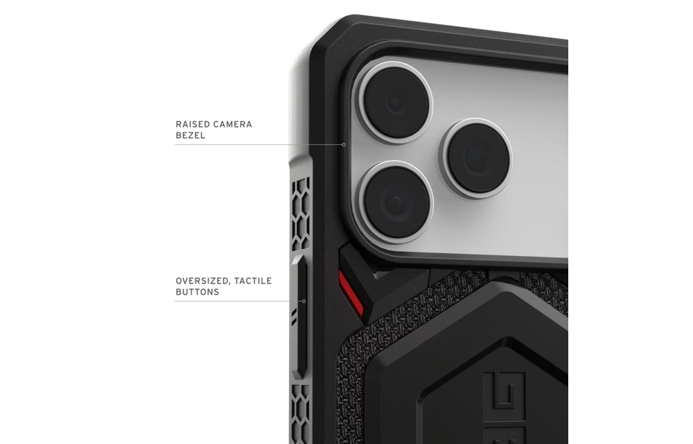 UAG Monarch Pro MagSafe Case for Apple iPhone 17 Pro Max - Kevlar Black