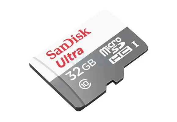 SanDisk Ultra microSD cards 100MB/s C10 White/ Gray - 32GB