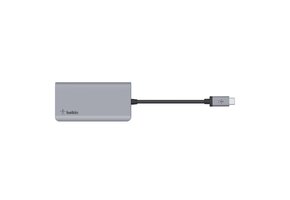 Belkin Connect USB-C 4 in 1 Multiport Adapter 4K HDMI 100W - Space Gray