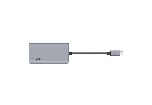Belkin Connect USB-C 4 in 1 Multiport Adapter 4K HDMI 100W - Space Gray