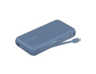 Belkin BoostCharge Power bank 20K With 30W Integrated Cable 20000mAh - Blue