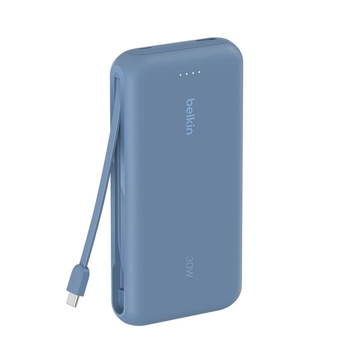 Belkin BoostCharge Power bank 20K With 30W Integrated Cable 20000mAh - Blue