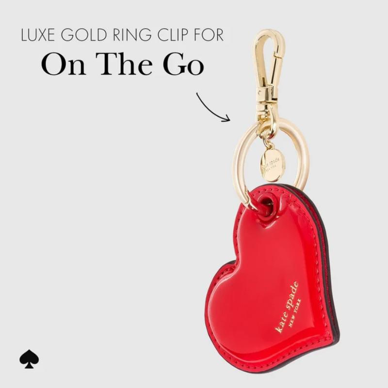 Kate Spade Charm Keychain for Apple AirTag Heart
