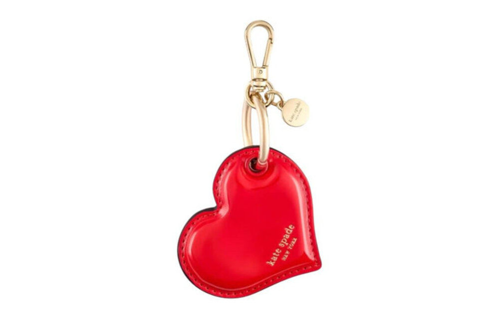 Kate Spade Charm Keychain for Apple AirTag Heart