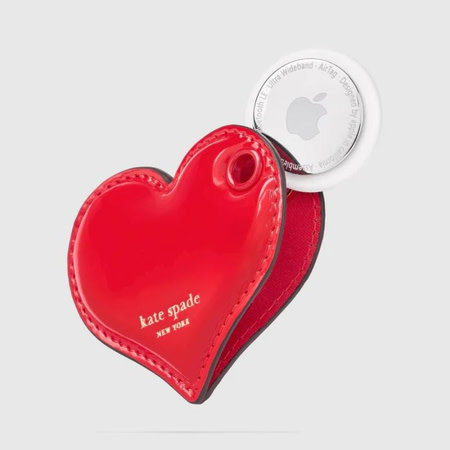 Kate Spade Charm Keychain for Apple AirTag Heart