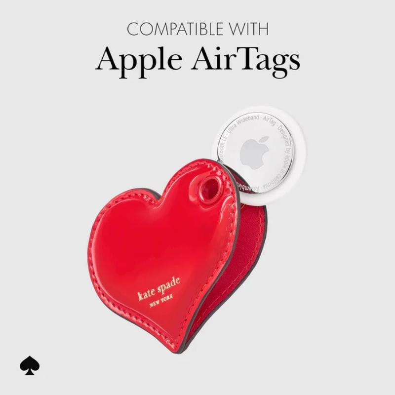 Kate Spade Charm Keychain for Apple AirTag Heart