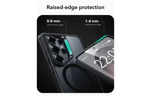 ESR Classic Hybrid Magnetic case With 3x Military Grade Protection - Black