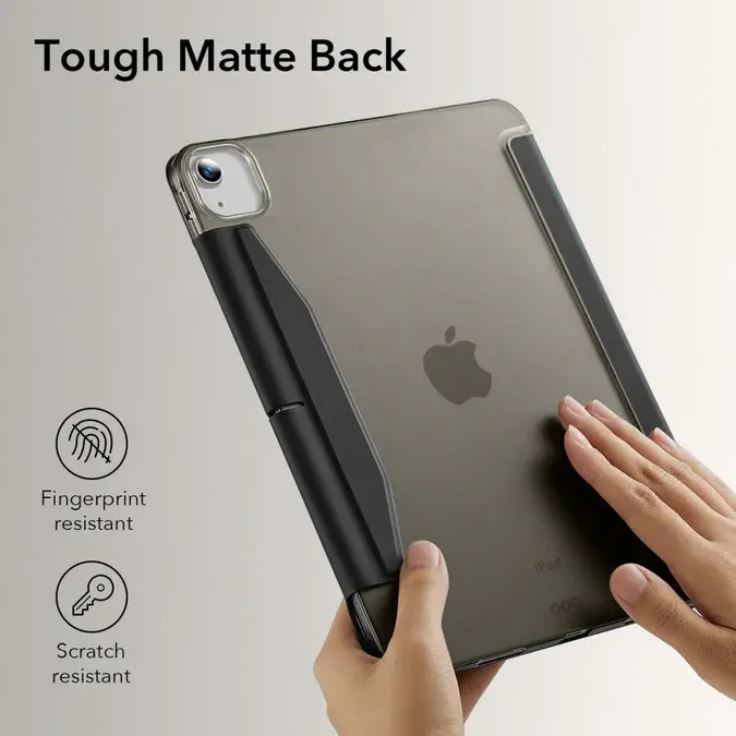 ESR Ascend Trifold With 2 Way Stand Case For iPad Pro 12.9" 4th-6th / iPad Air 13" Inch - Back