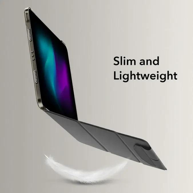 ESR Ascend Trifold With 2 Way Stand Case For iPad Pro 12.9" 4th-6th / iPad Air 13" Inch - Back