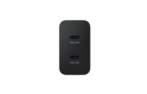 Samsung  Power Adapter Duo USB-C 50W - Black