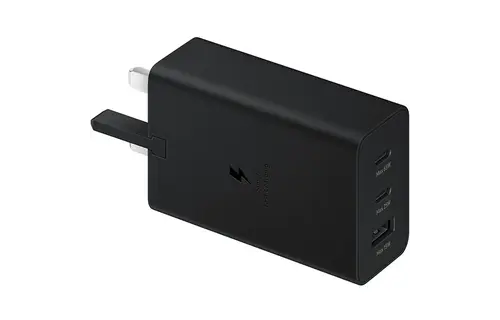Samsung Super Fast Charging Power Adapter Trio 2X USB-C, 1X USB-A, 65W - Black