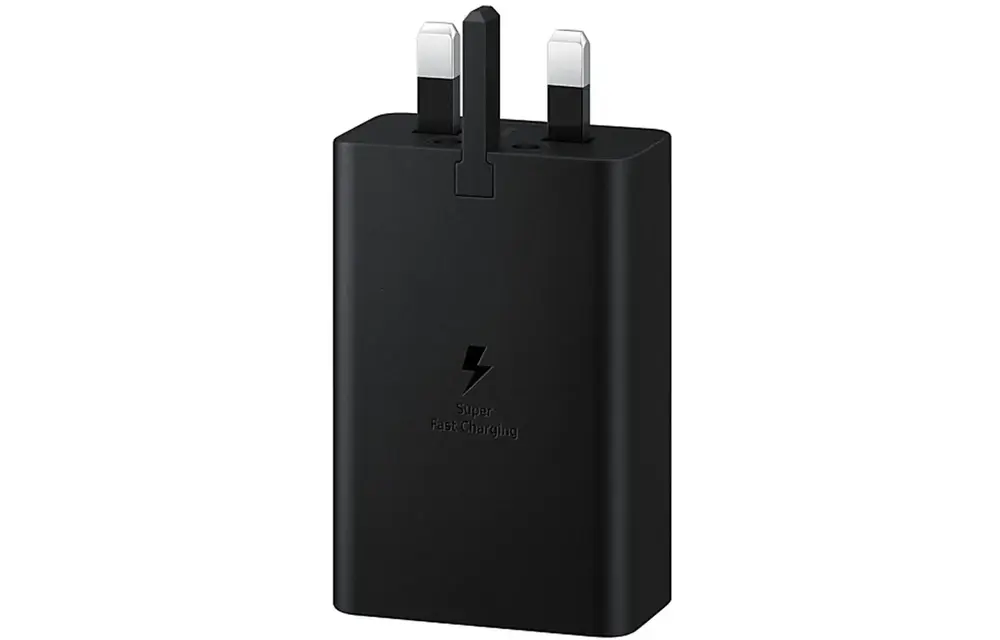 Samsung Super Fast Charging Power Adapter Trio 2X USB-C, 1X USB-A, 65W - Black