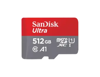 SanDisk Ultra microSDXC, 512GB, UHS-I, 120MB/s