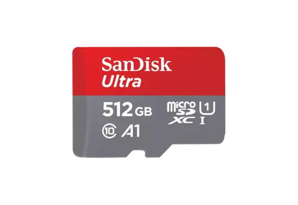 SanDisk Ultra microSDXC, 512GB, UHS-I, 120MB/s