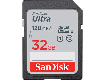 Sandisk Ultra SDXC Memory Card 128GB Grey