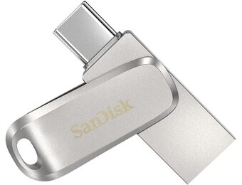 SANDISK 256GB Ultra Dual Drive Luxe USB Type-C - Up to 400MB/s