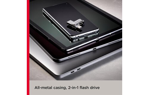 SanDisk Ultra Dual Drive Luxe USB Type-C Flash Drive 400MB/s Silver - 256GB