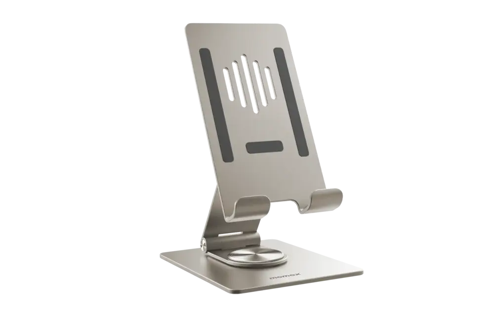 Momax Fold Stand 360 Rotation Phone & tab Stand - Titanium