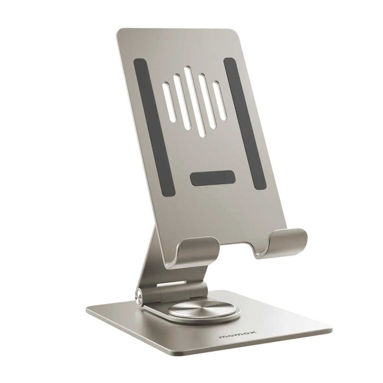 Momax Fold Stand 360 Rotation Phone & tab Stand - Titanium