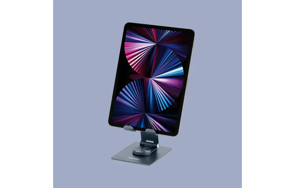 Momax Fold Stand 360 Rotation Phone & tab Stand - Titanium
