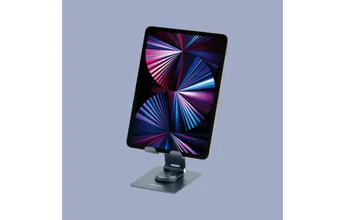 Momax Fold Stand 360 Rotation Phone & tab Stand - Titanium