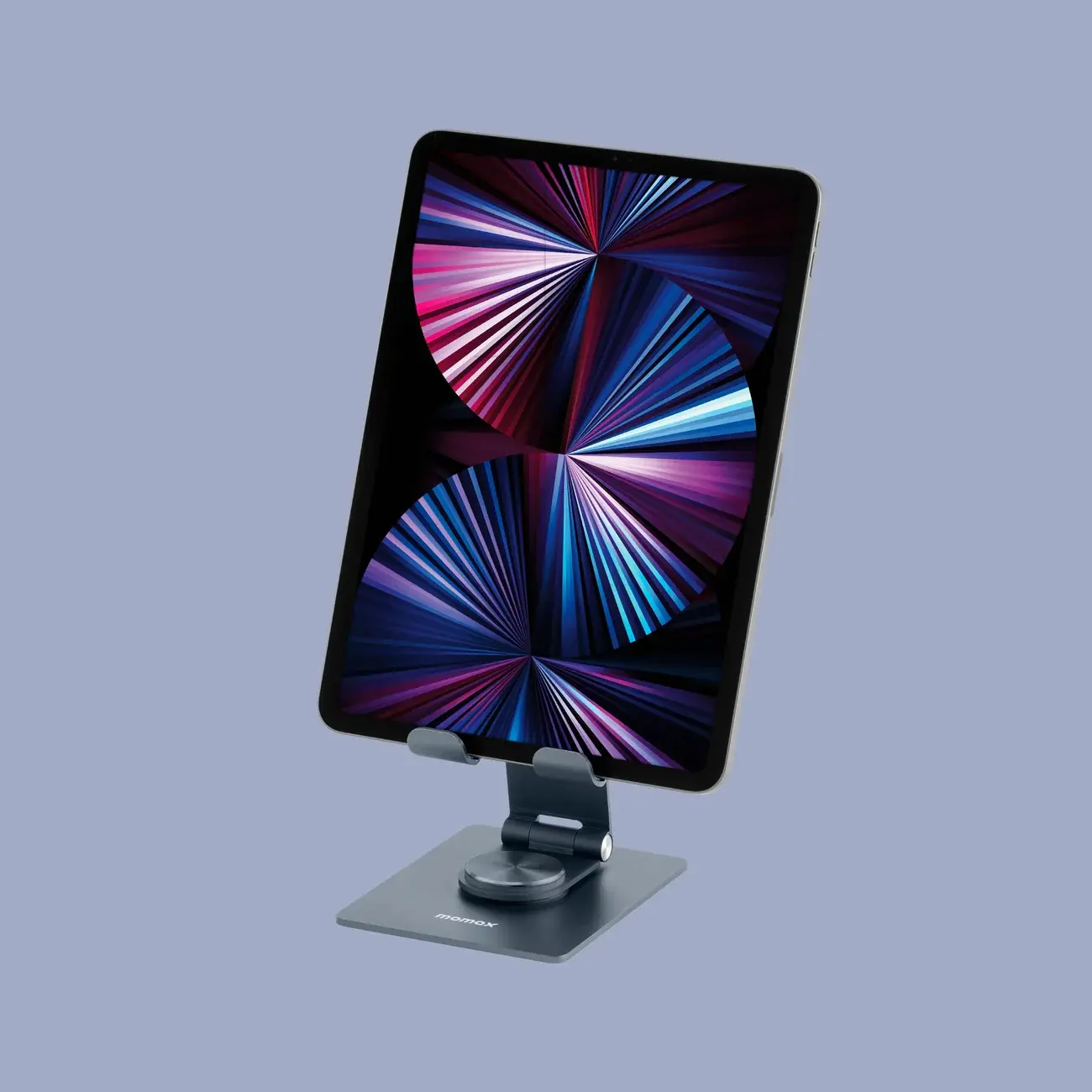 Momax Fold Stand 360 Rotation Phone & tab Stand - Titanium