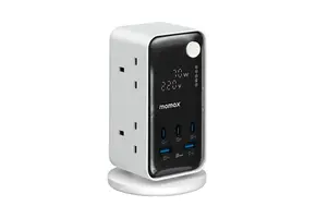Momax 1-Charge Work Flow
6-Outlet Digital Display Power Tower with USB 70W - White