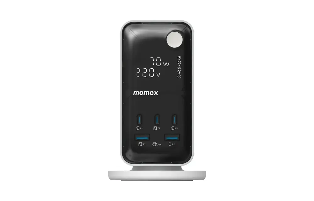 Momax 1-Charge Work Flow
6-Outlet Digital Display Power Tower with USB 70W - White