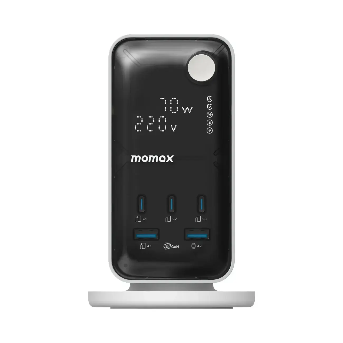 Momax 1-Charge Work Flow
6-Outlet Digital Display Power Tower with USB 70W - White