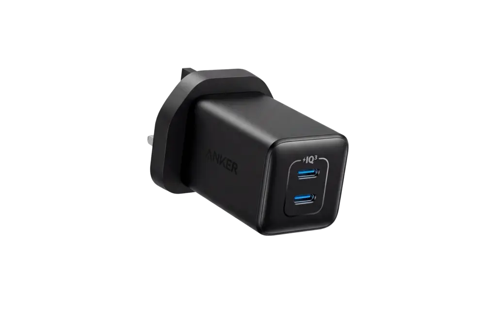 Anker 523 Compact 2 Device Charger Nano 3, 47W USB C - Black