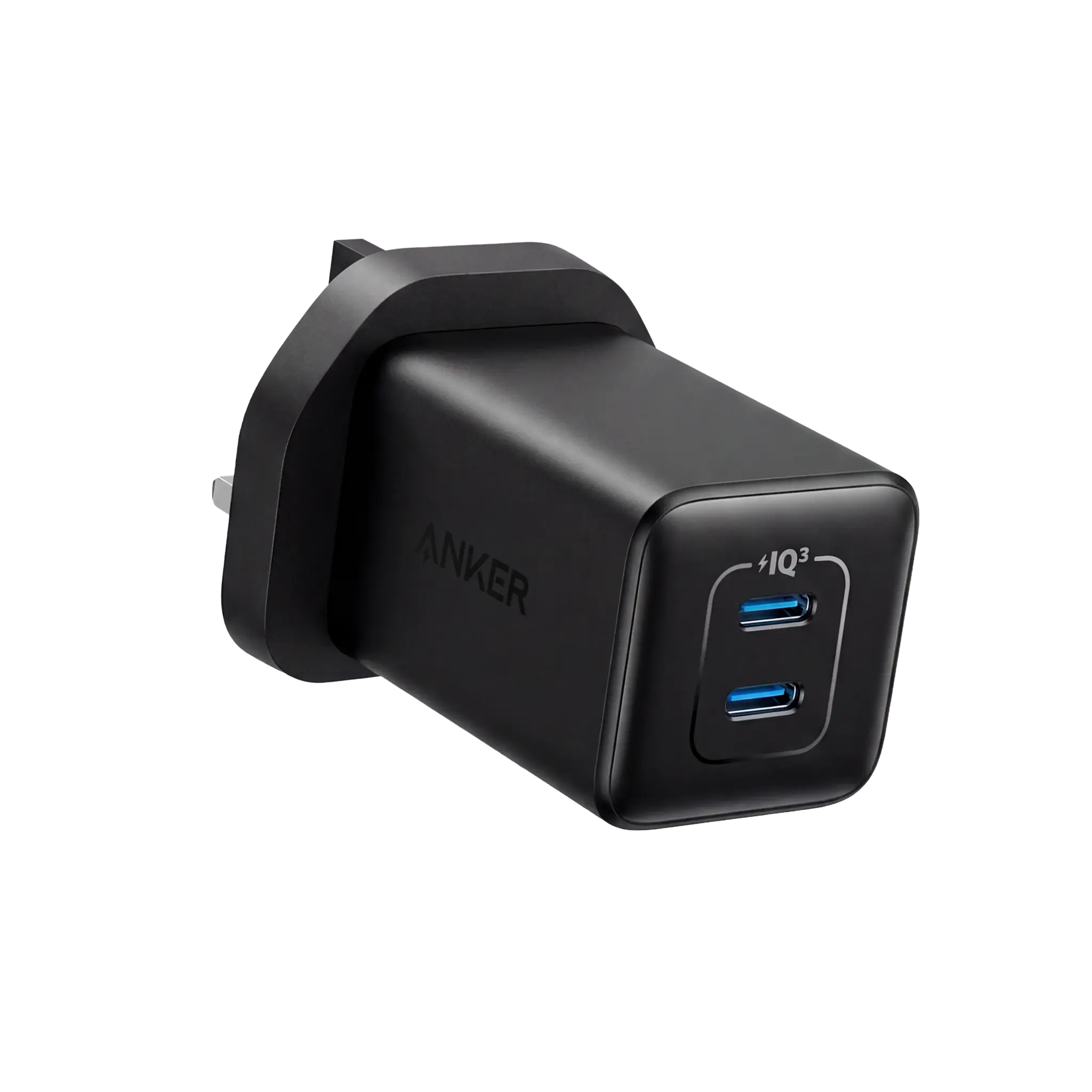 Anker 523 Compact 2 Device Charger Nano 3, 47W USB C - Black