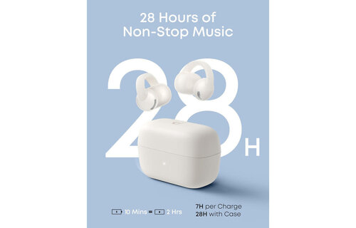 Anker Soundcore C50i Ear Clip On Earbuds - White