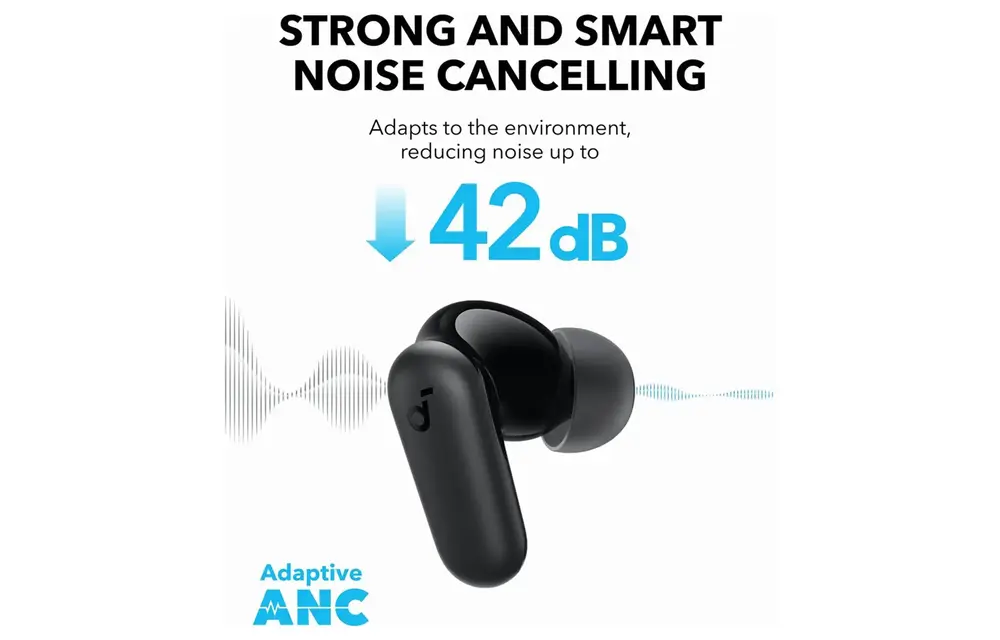 Anker Soundcore R50i Auto Noice Cancelling True Wireless Earbuds - Black
