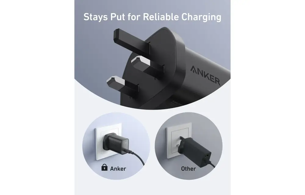 Anker Nano USB-C Fast Charger 100W with 6 ft 5A USB-C Cable – Black