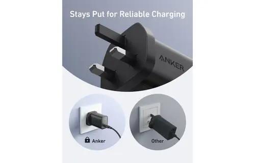 Anker Nano USB-C Fast Charger 100W with 6 ft 5A USB-C Cable – Black