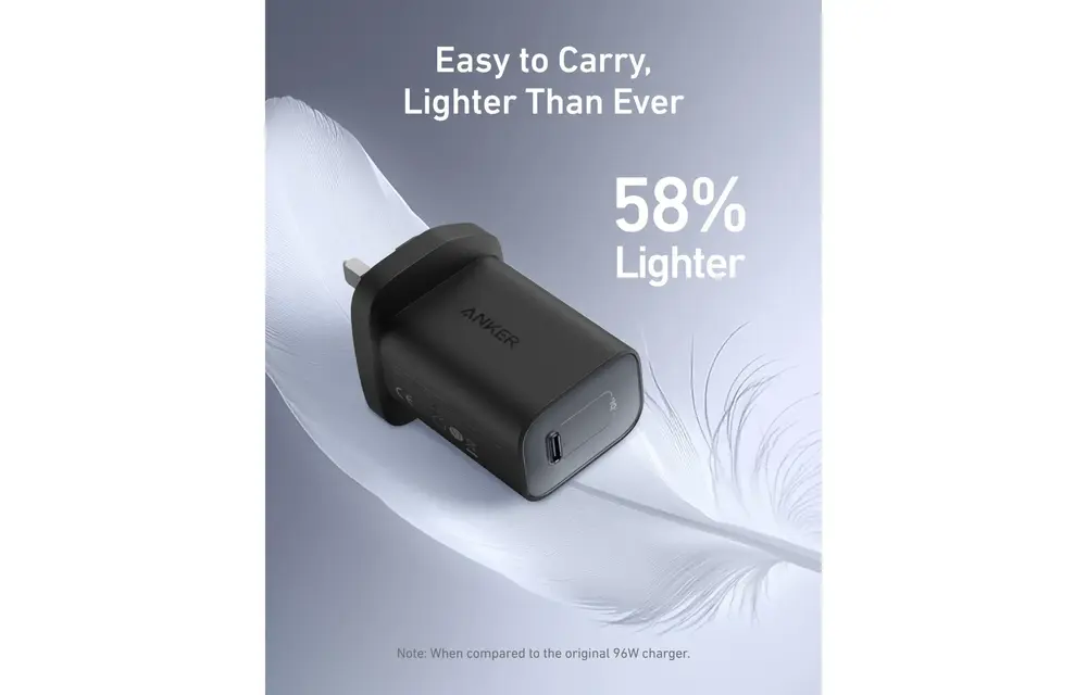 Anker Nano USB-C Fast Charger 100W with 6 ft 5A USB-C Cable – Black