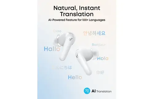 Anker Soundcore R60i NC True Wireless Earbud Real-Time Translation - White