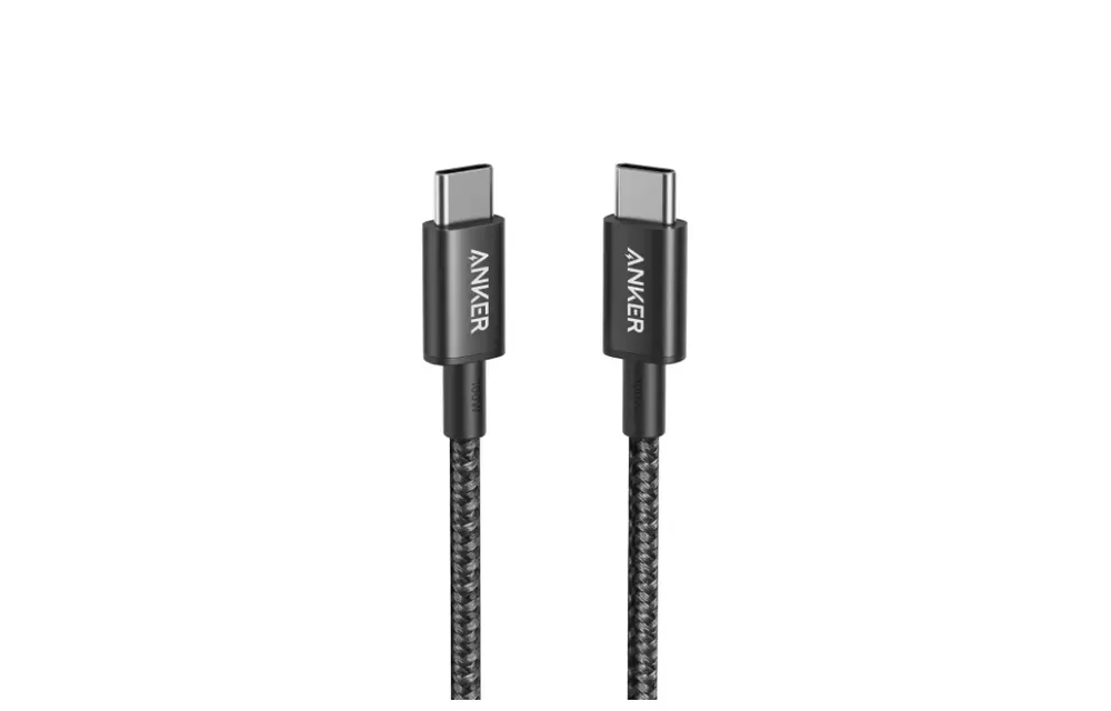 Anker USB-C to USB-C Durable Braided Fast Charging Cable 3.3ft 60W - Black