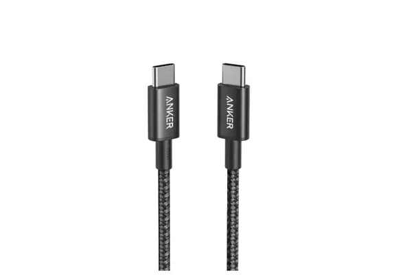 Anker USB-C to USB-C Durable Braided Fast Charging Cable 3.3ft 60W - Black