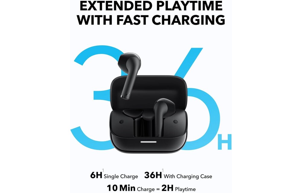 Anker Soundcore K20i In Ear Comfort True Wireless Earbud - Black