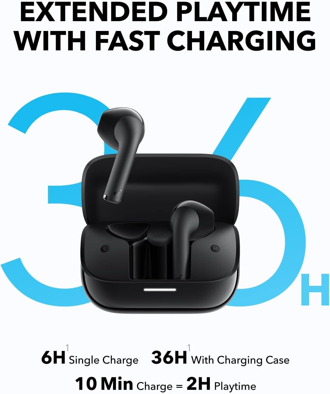 Anker Soundcore K20i In Ear Comfort True Wireless Earbud - Black